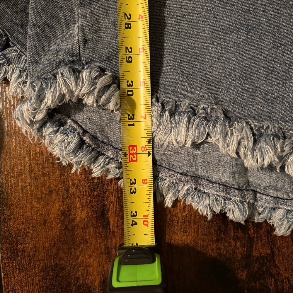 Umgee Blue Denim Button-Down Dress - Picture 6 of 6